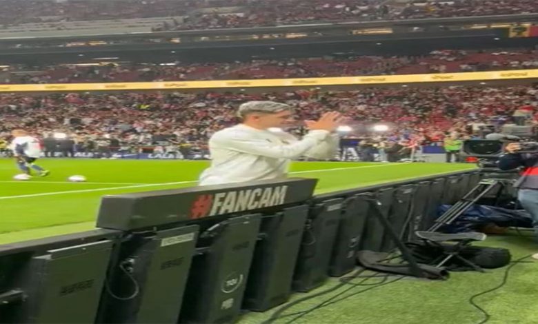 شوت والورده برای زهر چشم گرفتن از هوادار اتلتیکو