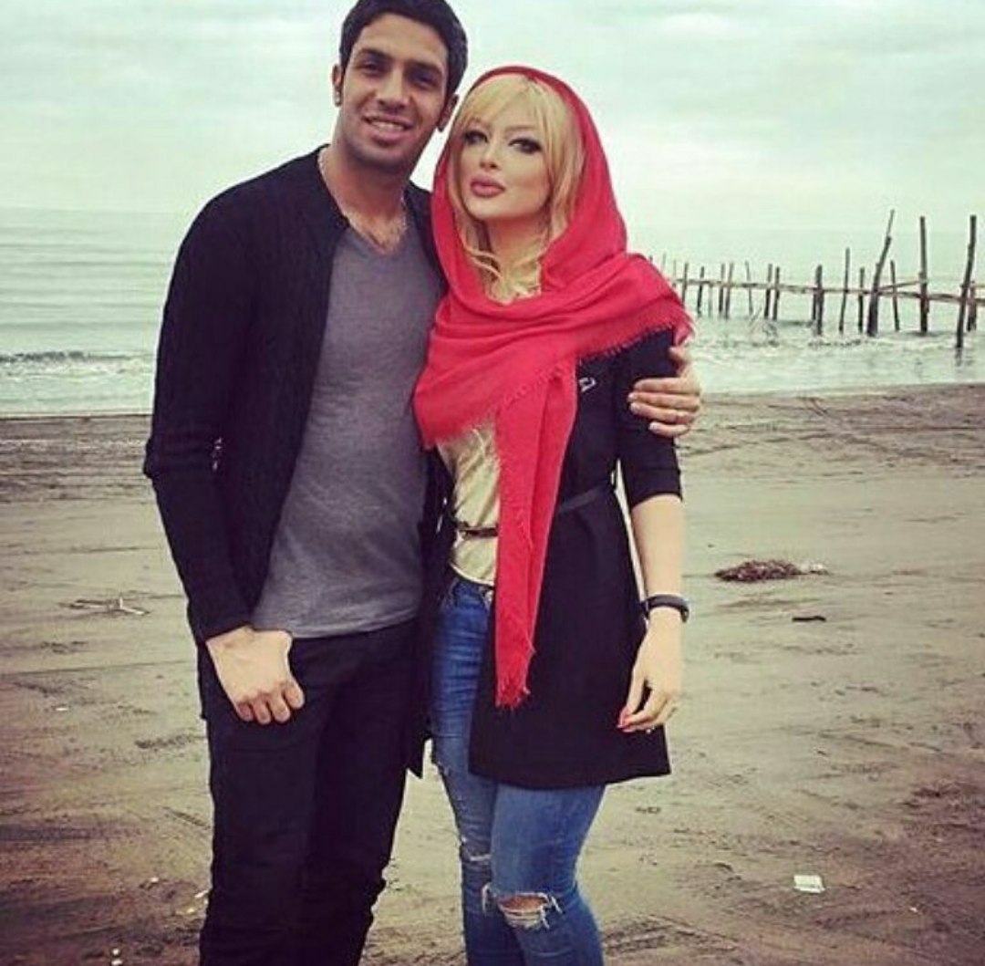 عکس سپهر حیدری و همسرش