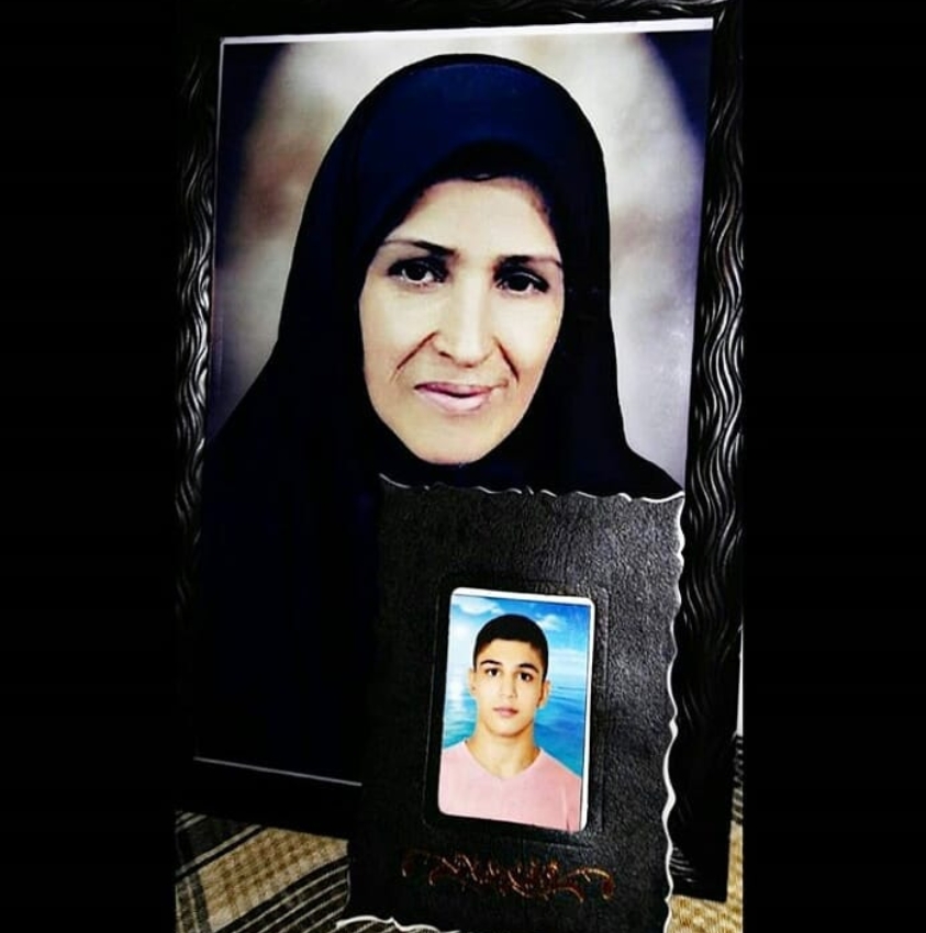عکس عباس ابراهیم زاده و مادرش
