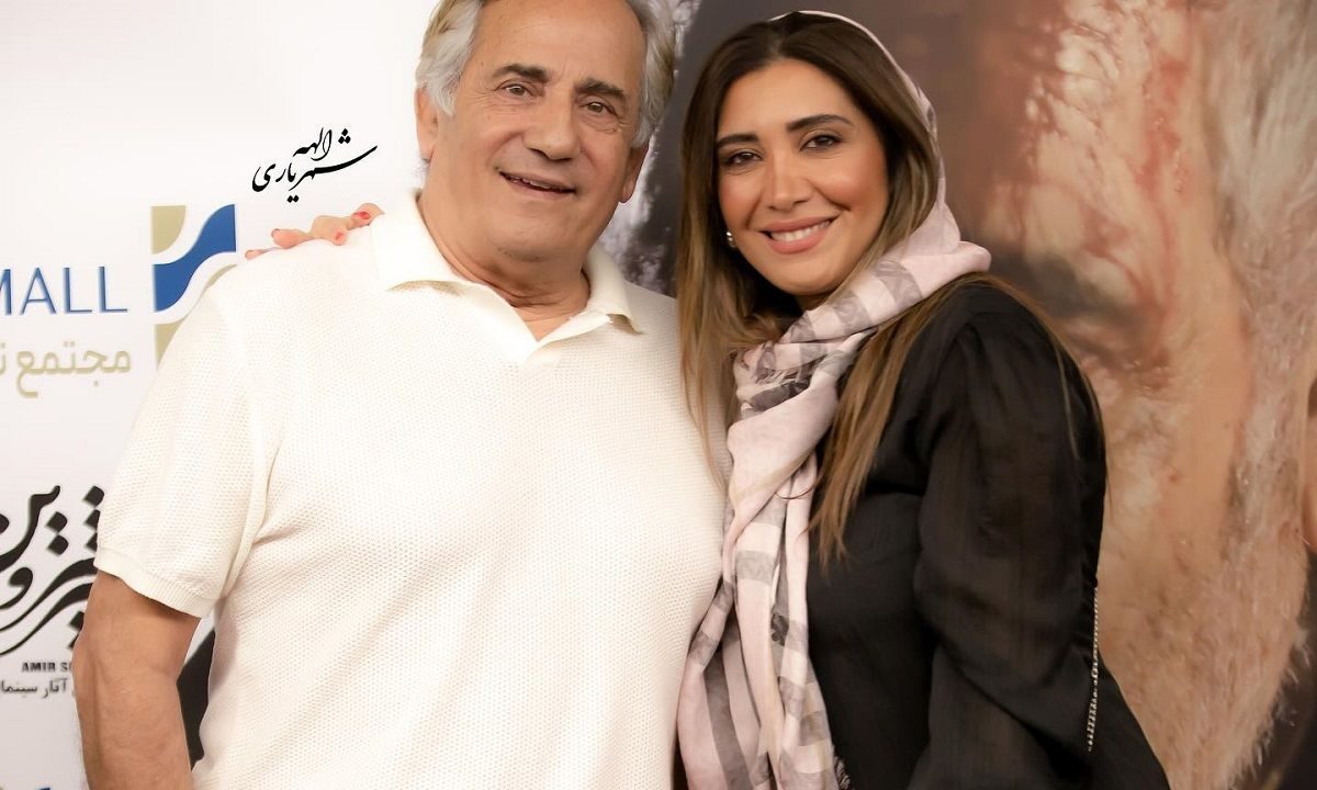 عکس نیکی مظفری و پدرش